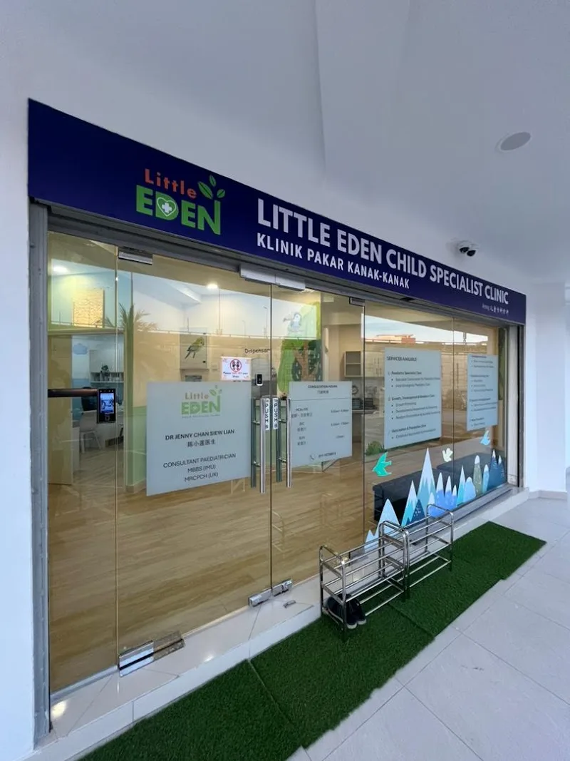Shopfront of Little Eden Child Specialist Clinic in Bandar Puchong Utama